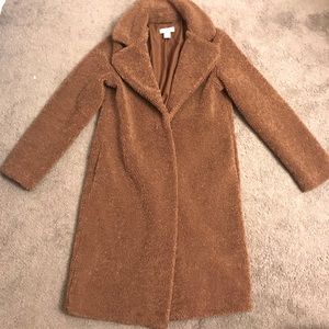 Long Teddy bear coat